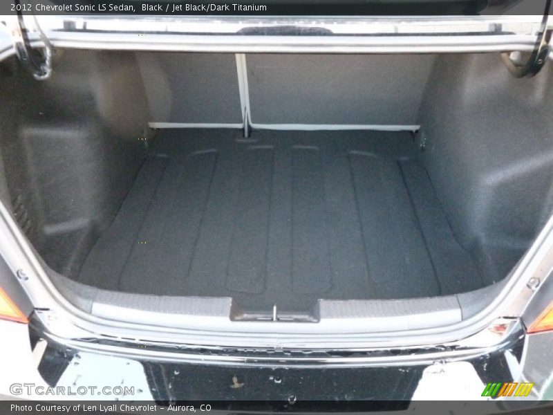 2012 Sonic LS Sedan Trunk
