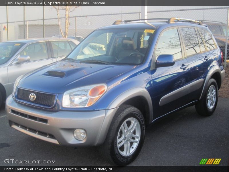 Spectra Blue Mica / Dark Charcoal 2005 Toyota RAV4 4WD