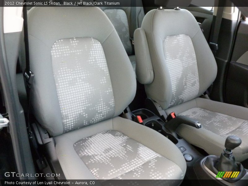 Front Seat of 2012 Sonic LS Sedan