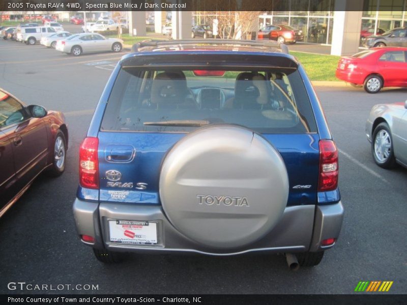 Spectra Blue Mica / Dark Charcoal 2005 Toyota RAV4 4WD