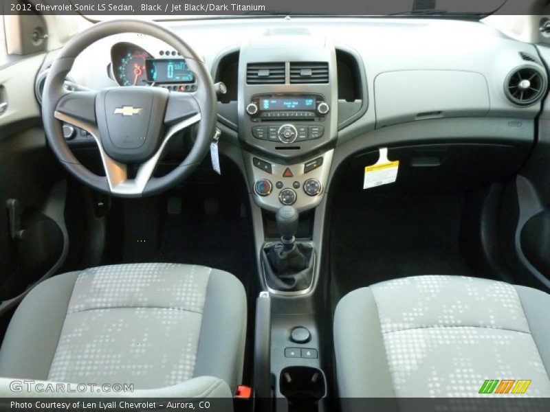Dashboard of 2012 Sonic LS Sedan