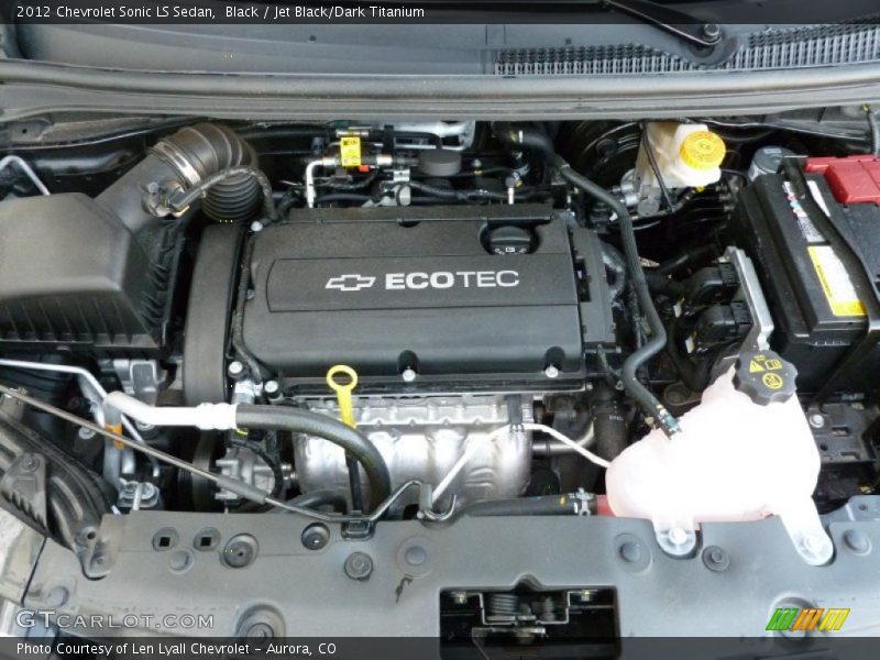  2012 Sonic LS Sedan Engine - 1.8 Liter DOHC 16-Valve VVT 4 Cylinder