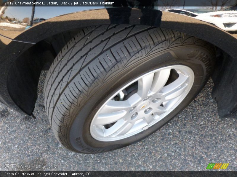 Black / Jet Black/Dark Titanium 2012 Chevrolet Sonic LS Sedan