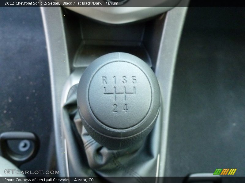  2012 Sonic LS Sedan 5 Speed Manual Shifter