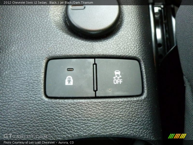 Black / Jet Black/Dark Titanium 2012 Chevrolet Sonic LS Sedan
