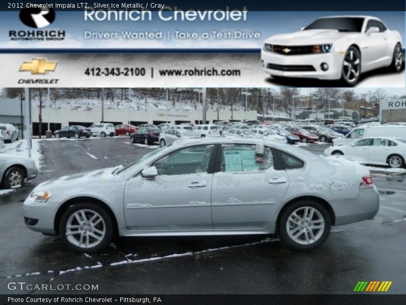 Silver Ice Metallic / Gray 2012 Chevrolet Impala LTZ