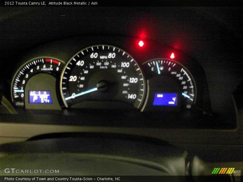 Attitude Black Metallic / Ash 2012 Toyota Camry LE