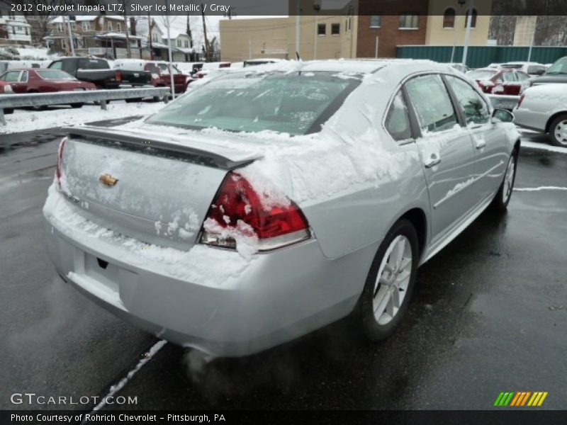 Silver Ice Metallic / Gray 2012 Chevrolet Impala LTZ