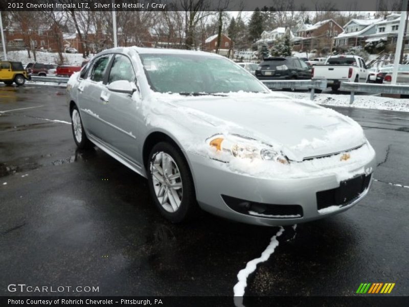 Silver Ice Metallic / Gray 2012 Chevrolet Impala LTZ