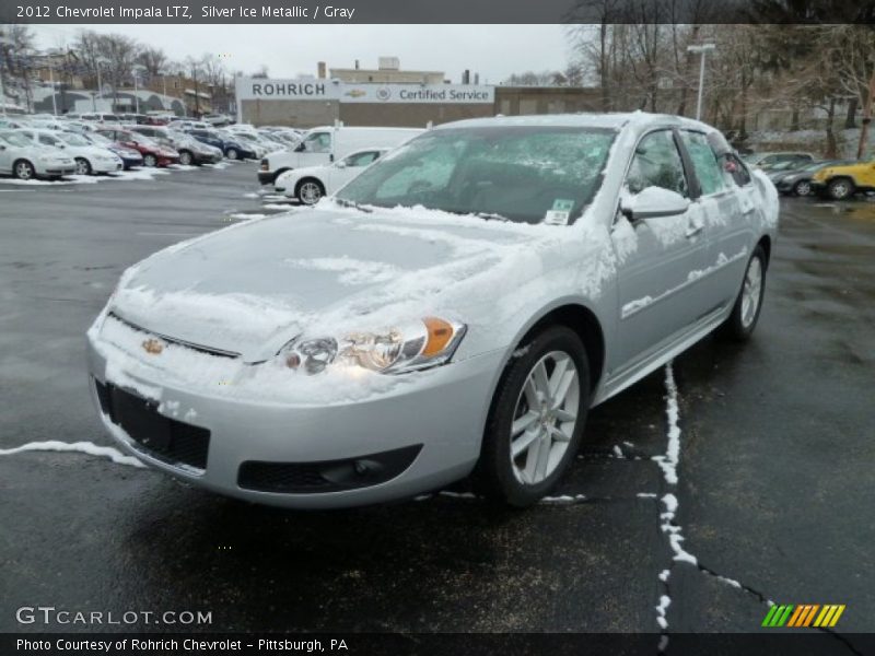 Silver Ice Metallic / Gray 2012 Chevrolet Impala LTZ