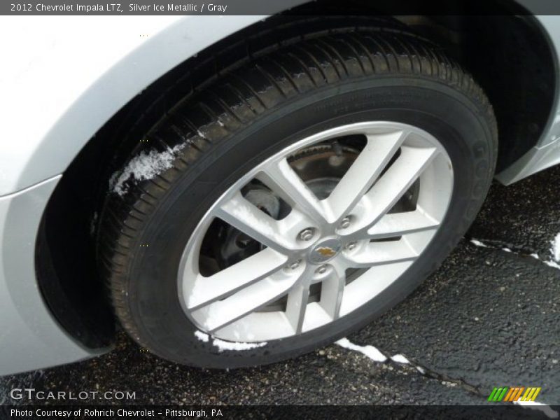Silver Ice Metallic / Gray 2012 Chevrolet Impala LTZ