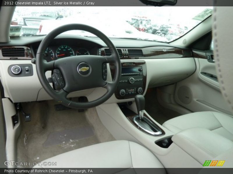 Silver Ice Metallic / Gray 2012 Chevrolet Impala LTZ