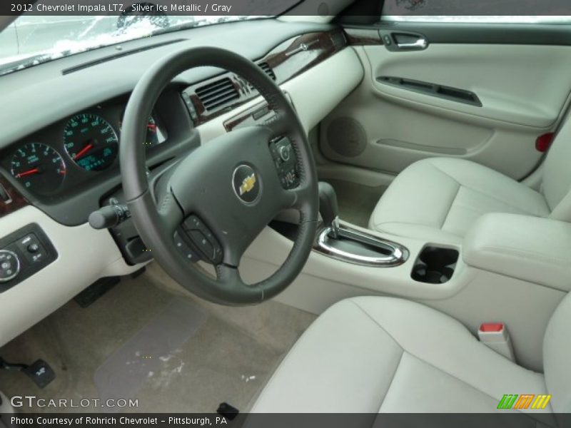 Silver Ice Metallic / Gray 2012 Chevrolet Impala LTZ