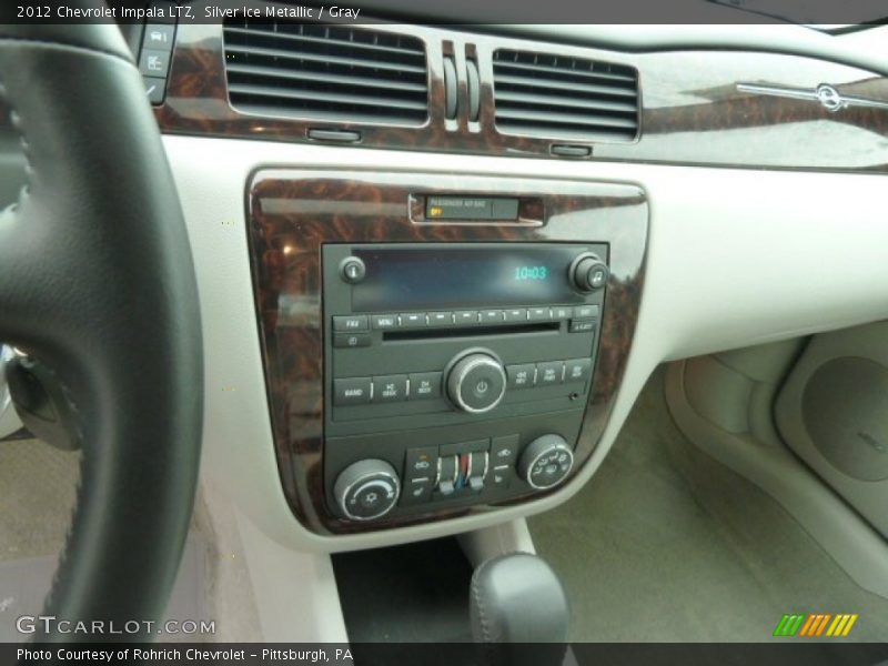 Silver Ice Metallic / Gray 2012 Chevrolet Impala LTZ