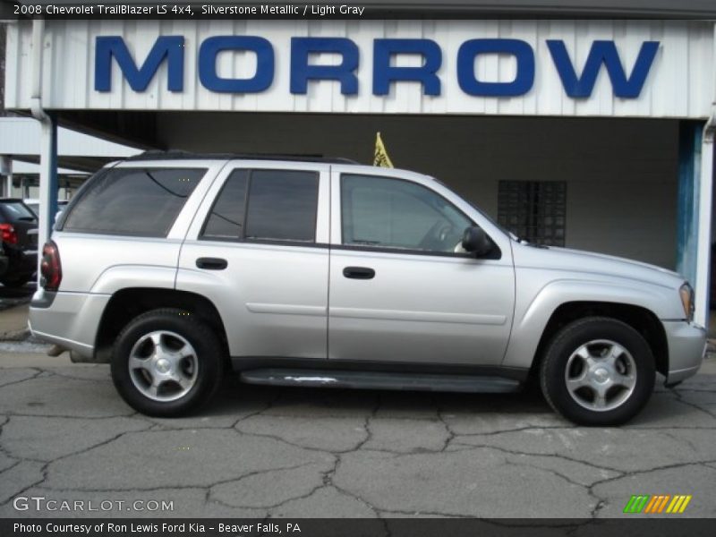 Silverstone Metallic / Light Gray 2008 Chevrolet TrailBlazer LS 4x4