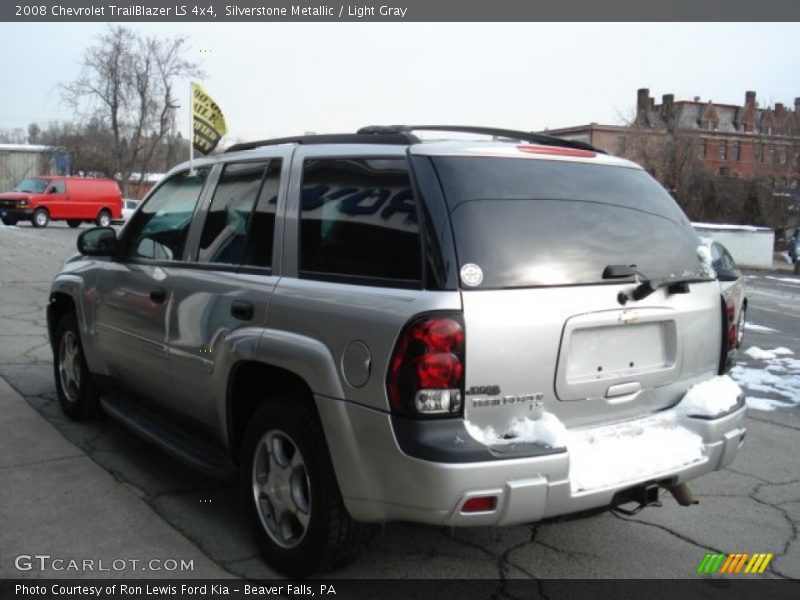 Silverstone Metallic / Light Gray 2008 Chevrolet TrailBlazer LS 4x4