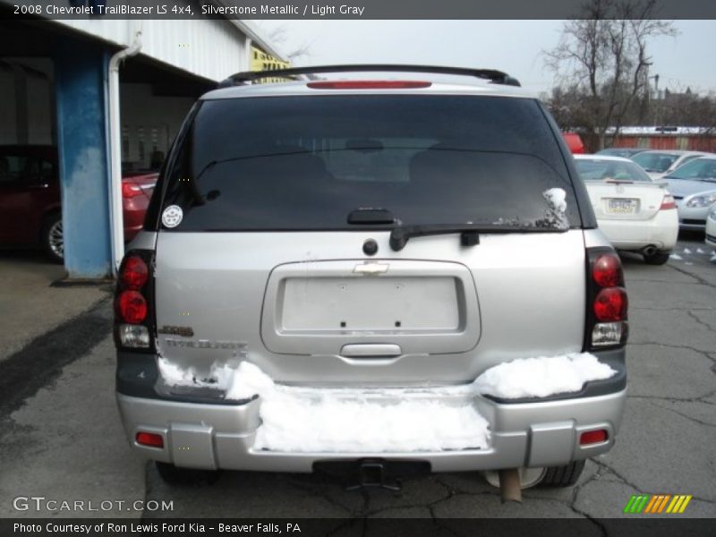 Silverstone Metallic / Light Gray 2008 Chevrolet TrailBlazer LS 4x4