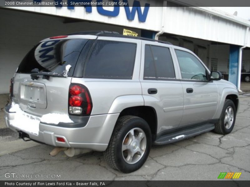Silverstone Metallic / Light Gray 2008 Chevrolet TrailBlazer LS 4x4