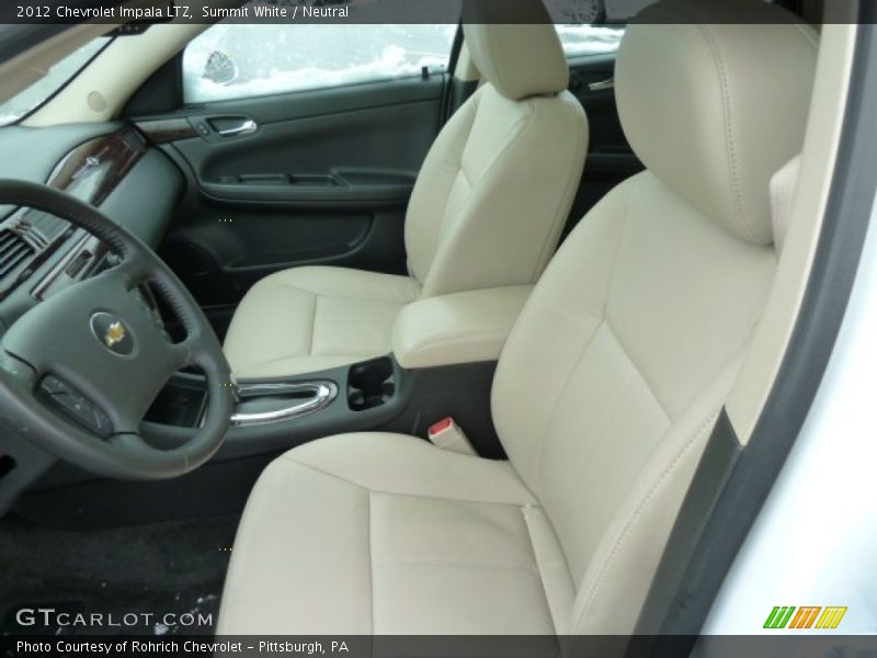 Summit White / Neutral 2012 Chevrolet Impala LTZ