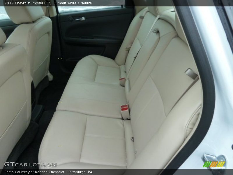 Summit White / Neutral 2012 Chevrolet Impala LTZ