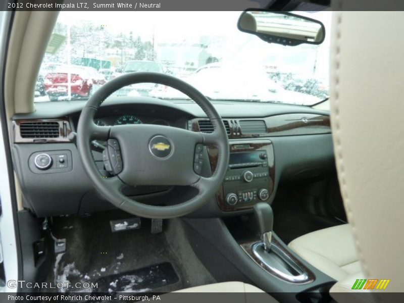 Summit White / Neutral 2012 Chevrolet Impala LTZ