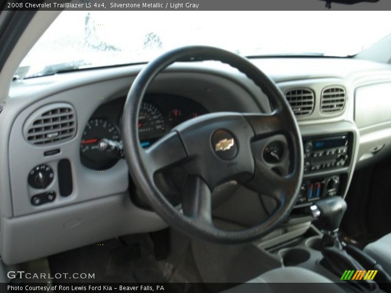 Silverstone Metallic / Light Gray 2008 Chevrolet TrailBlazer LS 4x4