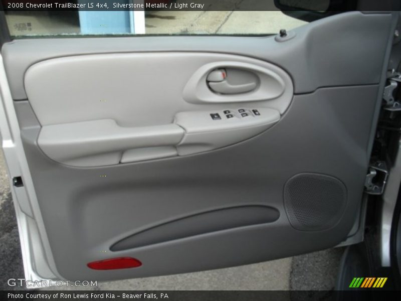 Silverstone Metallic / Light Gray 2008 Chevrolet TrailBlazer LS 4x4