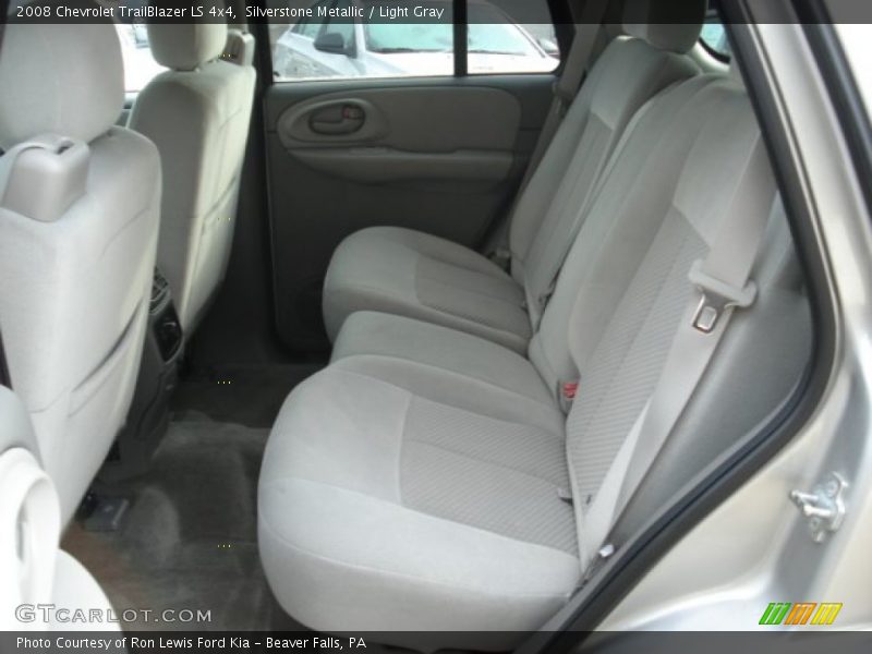 Silverstone Metallic / Light Gray 2008 Chevrolet TrailBlazer LS 4x4