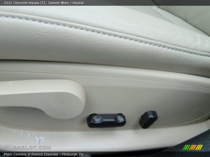 Summit White / Neutral 2012 Chevrolet Impala LTZ