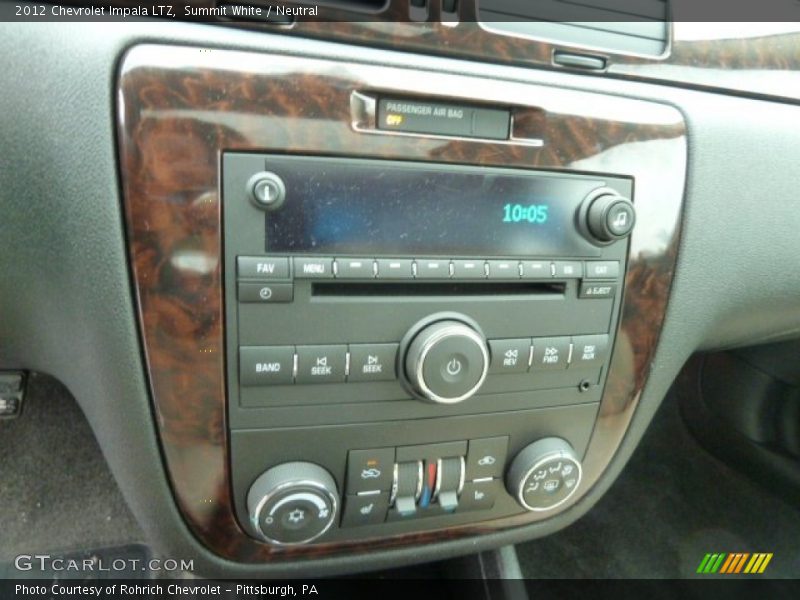 Summit White / Neutral 2012 Chevrolet Impala LTZ