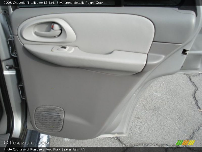 Silverstone Metallic / Light Gray 2008 Chevrolet TrailBlazer LS 4x4