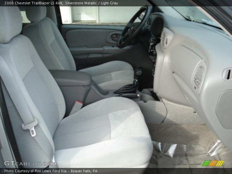 Silverstone Metallic / Light Gray 2008 Chevrolet TrailBlazer LS 4x4