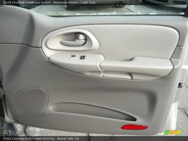 Silverstone Metallic / Light Gray 2008 Chevrolet TrailBlazer LS 4x4