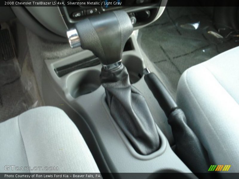 Silverstone Metallic / Light Gray 2008 Chevrolet TrailBlazer LS 4x4