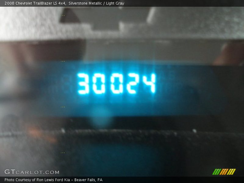 Silverstone Metallic / Light Gray 2008 Chevrolet TrailBlazer LS 4x4