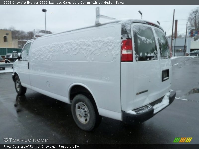 Summit White / Medium Pewter 2008 Chevrolet Express 2500 Extended Cargo Van