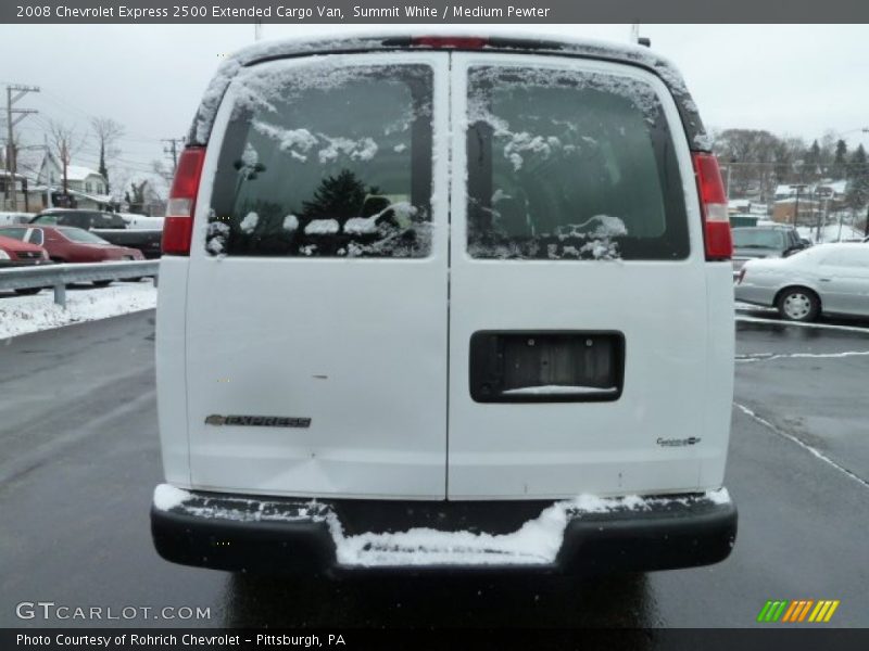 Summit White / Medium Pewter 2008 Chevrolet Express 2500 Extended Cargo Van