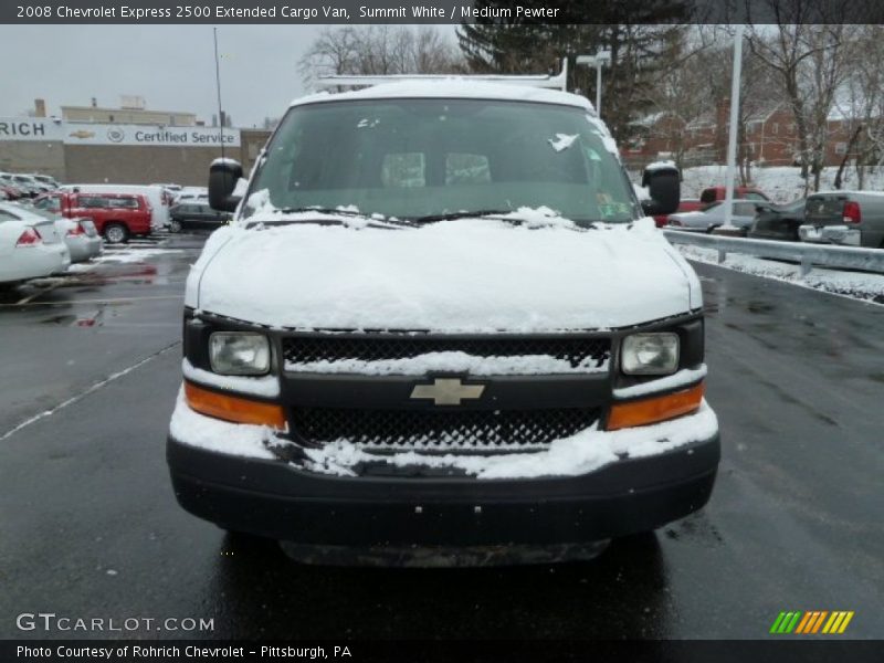 Summit White / Medium Pewter 2008 Chevrolet Express 2500 Extended Cargo Van