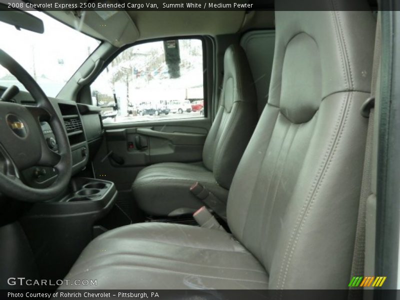 Summit White / Medium Pewter 2008 Chevrolet Express 2500 Extended Cargo Van