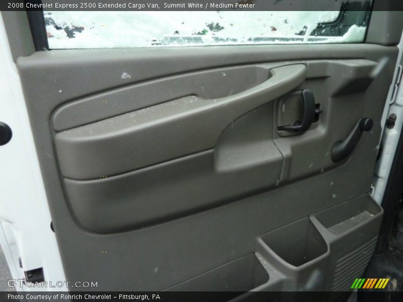 Summit White / Medium Pewter 2008 Chevrolet Express 2500 Extended Cargo Van