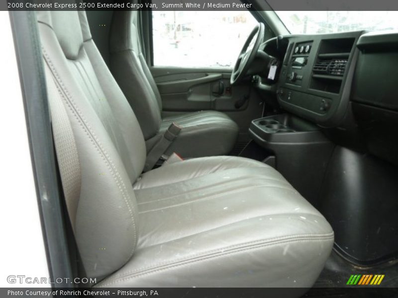 Summit White / Medium Pewter 2008 Chevrolet Express 2500 Extended Cargo Van