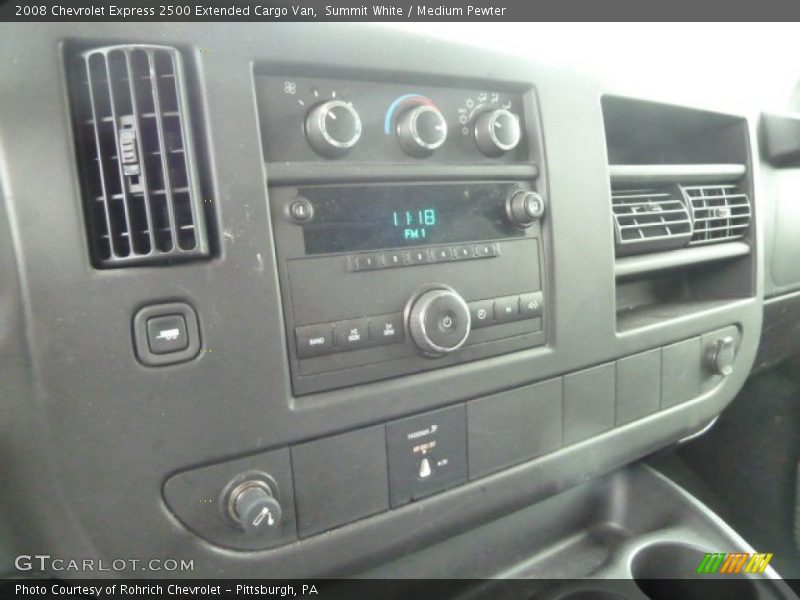 Summit White / Medium Pewter 2008 Chevrolet Express 2500 Extended Cargo Van