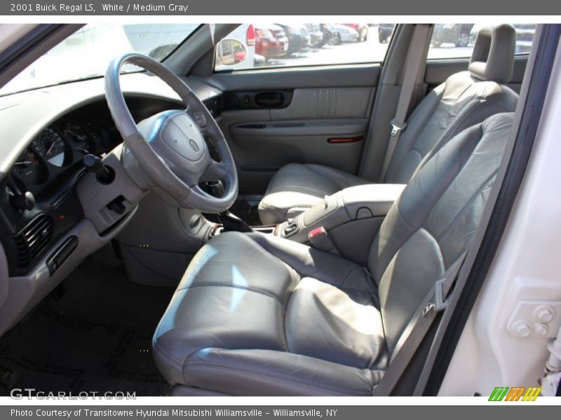 White / Medium Gray 2001 Buick Regal LS