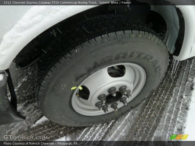 Summit White / Pewter 2012 Chevrolet Express Cutaway 3500 Commercial Moving Truck