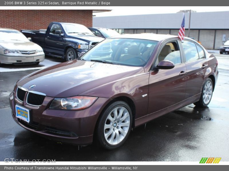 Barrique Red Metallic / Beige 2006 BMW 3 Series 325xi Sedan