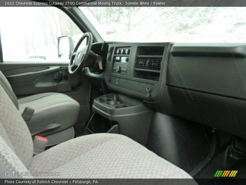 Summit White / Pewter 2012 Chevrolet Express Cutaway 3500 Commercial Moving Truck