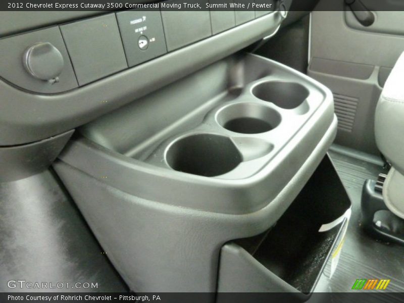 Summit White / Pewter 2012 Chevrolet Express Cutaway 3500 Commercial Moving Truck