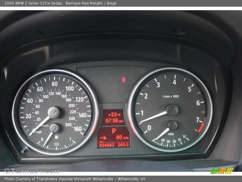 Barrique Red Metallic / Beige 2006 BMW 3 Series 325xi Sedan