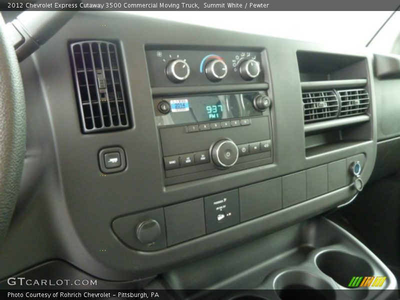 Summit White / Pewter 2012 Chevrolet Express Cutaway 3500 Commercial Moving Truck