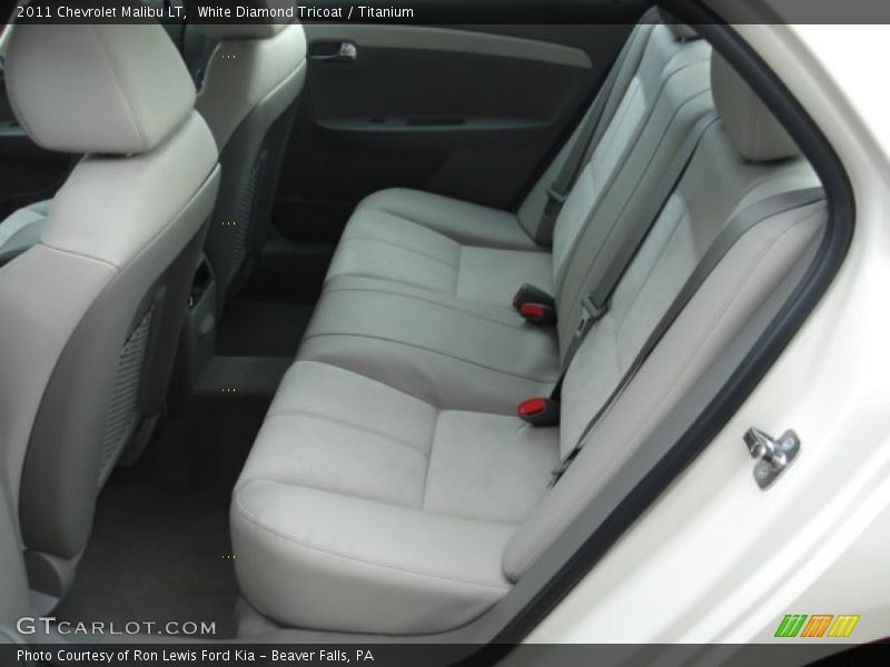 White Diamond Tricoat / Titanium 2011 Chevrolet Malibu LT
